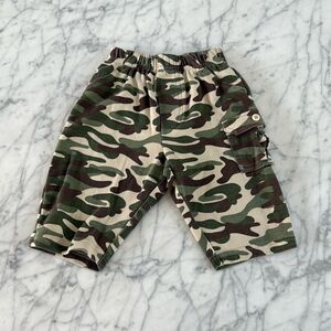 Y2K Camo Cargo Baby Sweatpants Size 3/6 Months